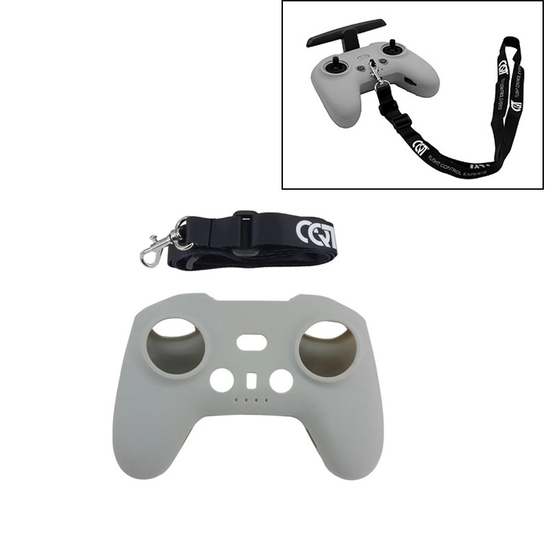 Drone Rc Neck Strap - 2in1 غطاء من السيليكون + الرقبة