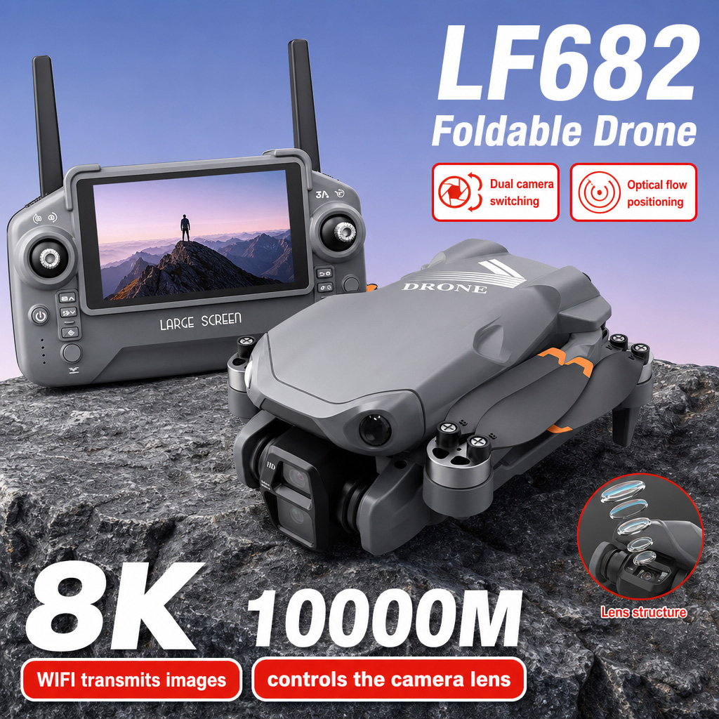 Drone Dji Rc 3 - طائرة بدون طيار LF682 للتصوير الجوي