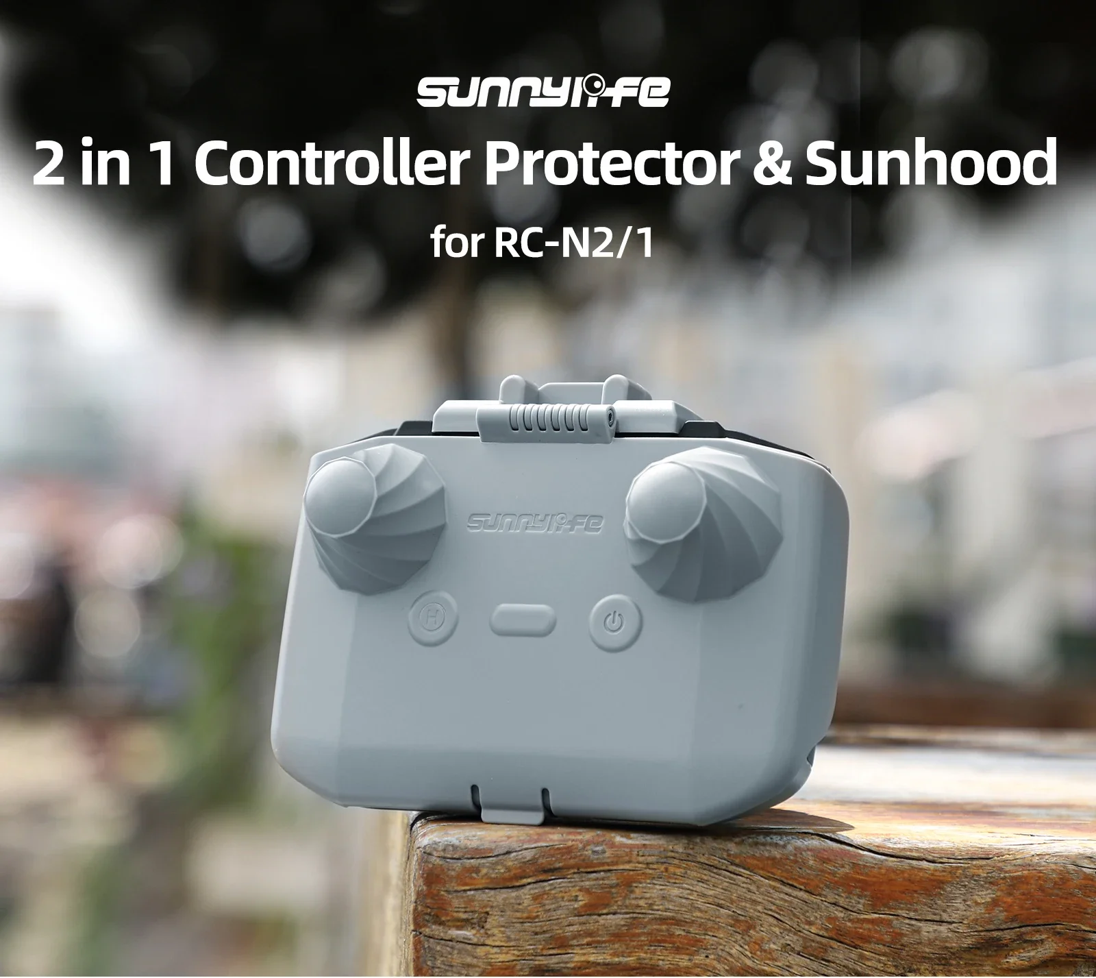 2 في 1 وحدة تحكم حامي SunHood  - مراجعة Drone Dji Rc 3 وسعره