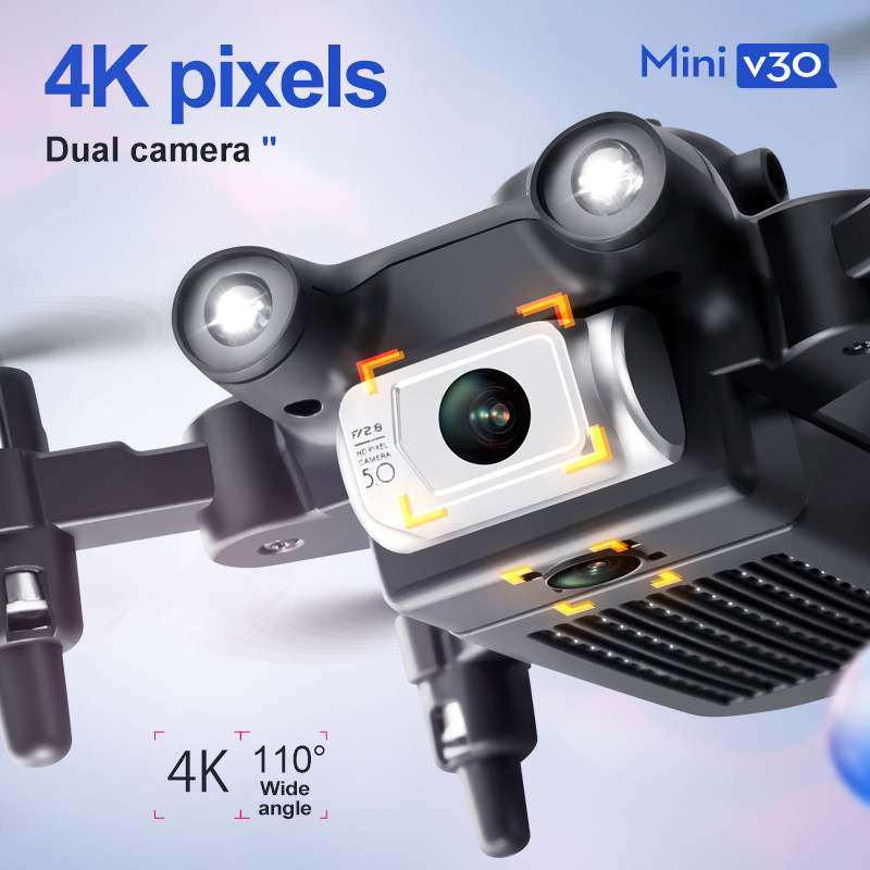 طائرة بدون طيار صغيرة V30 WiFi - مراجعة Dron Rc Quadcopter وسعره