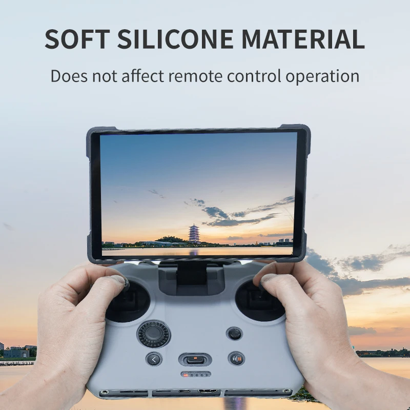 2in1 غطاء من السيليكون ل DJI R - مراجعة Drone Rc Controller Cover وسعره