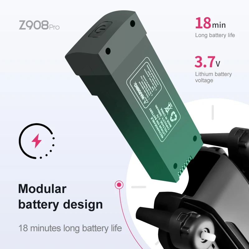 Z908 برو ماكس بطارية توصيل خار - مراجعة Dron Rc Quadcopter وسعره