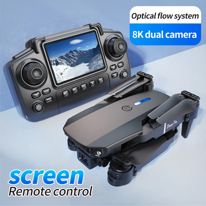 طائرة بدون طيار احترافية E88 P - مراجعة Dron Rc Quadcopter وسعره