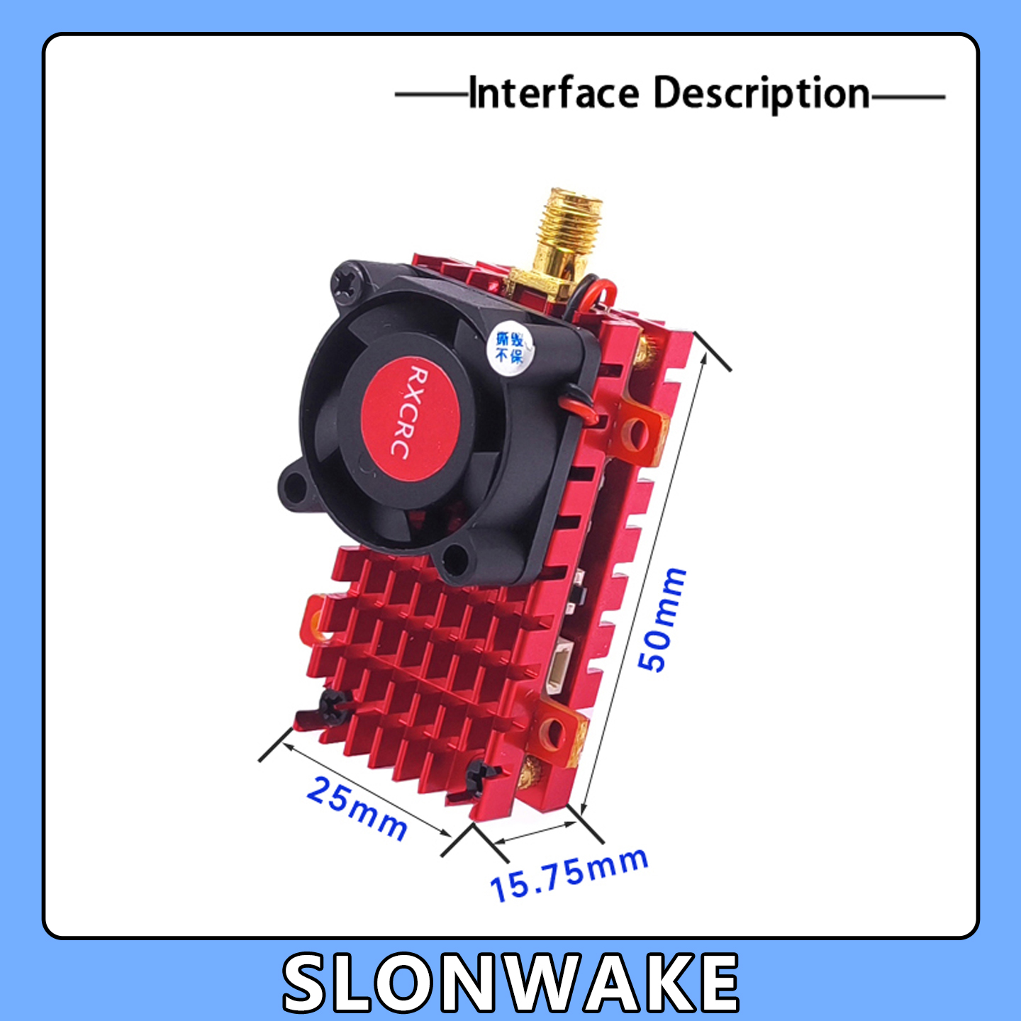 كاميرا SLONWAKE 5.8G 2W VTX FP - مراجعة Drone Kf Rc وسعره