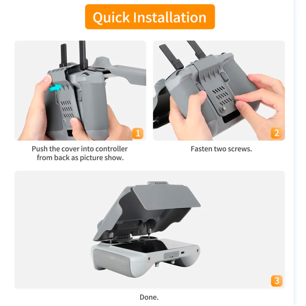 واقي للشاشة لـ DJI RC/RC2 حافظ - مراجعة Drone Dji Rc 3 وسعره
