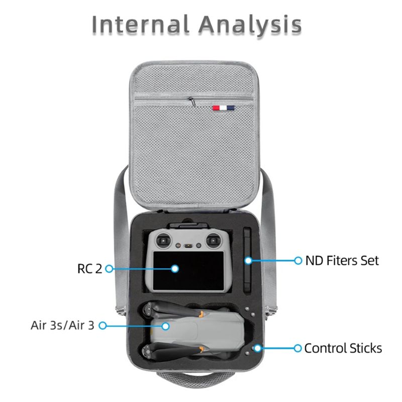 حقيبة تخزين محمولة لطائرة DJI  - مراجعة Drone Rc N2 وسعره